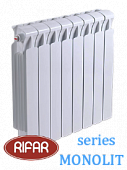 Радиатор биметаллический RIFAR МONOLIT (боковое подключение) 500/14 секций с доставкой в Муром